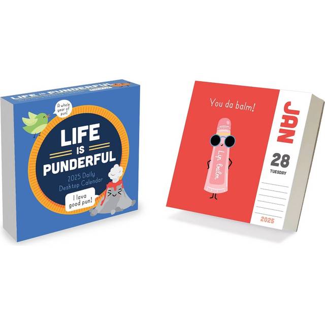 Life Is Punderful Desk Calendar 2025