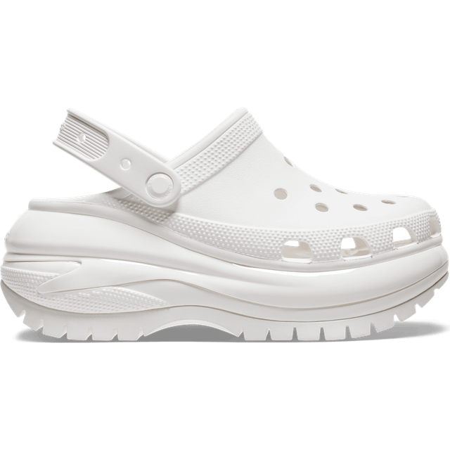 Crocs Womens Classic Mega Crush Clog - White - Size 7
