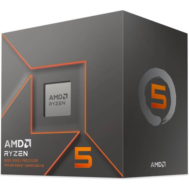 AMD Ryzen 5 8500G Socket AM5 Processor with Wraith Spire Active Fan Air Cooler