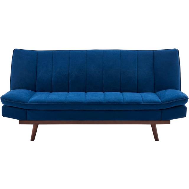 Mondaine 3 Seater Sofa Bed Click Clack Velvet - Navy - One Size