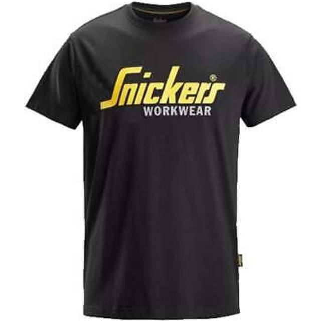 Snickers 2586 Classic Logo T-Shirt Black Size: S