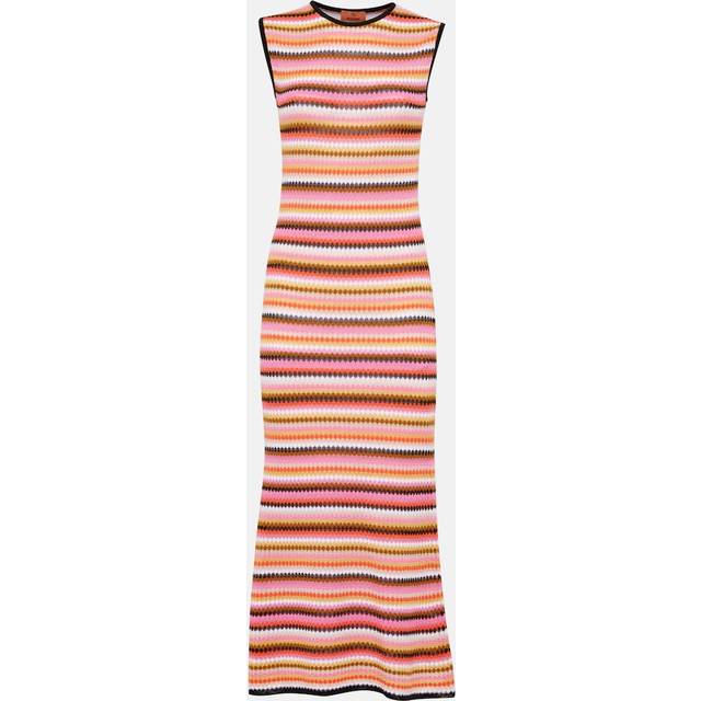 Missoni Cotton-blend midi dress - multicoloured (UK 12)