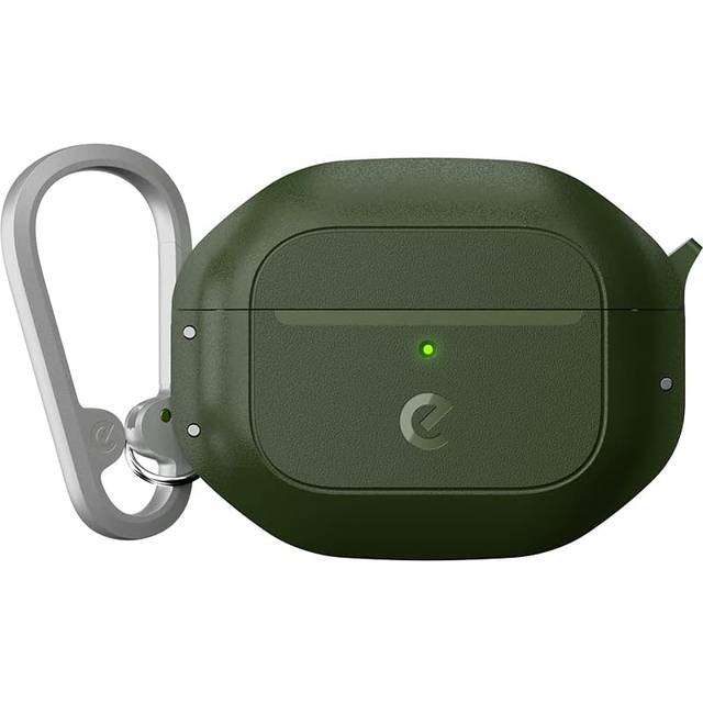 Keybudz ElementProof för AirPods 3-fodral med lås, helt vattentät AirPods 3. generationens fodral, robust skydd, hårt skal, karbinhake för AirPods Gen 3 – lila lila lila lavendel