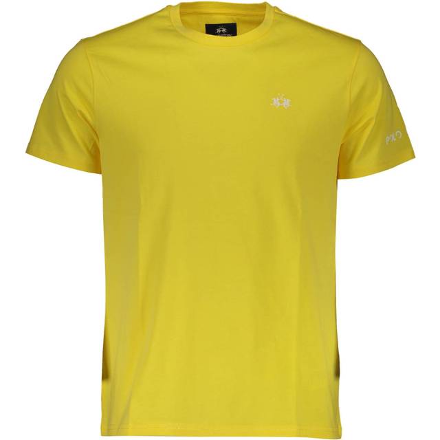 Yellow Cotton Men T-Shirt - XL