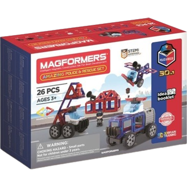 Magformers Amazing Police & Rescue Set