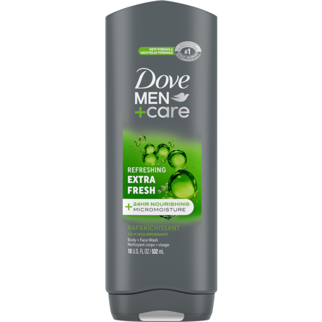 Dove, Men+Care, Body and Face Wash, Extra Fresh, 532ml