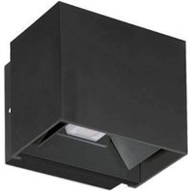 Aurora Klay 10W IP65 Adjustable Wall Light Warm White - Black - EN-WL10BLK/30