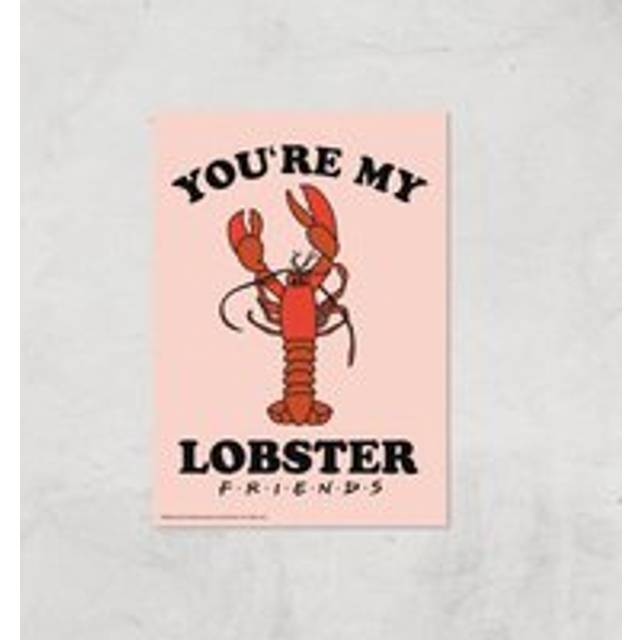 Friends Lobster Giclee Art Print - A2 - Print Only