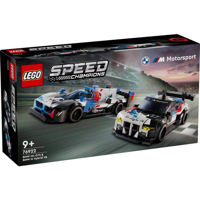 LEGO Speed Champions - BMW M4 GT3 & BMW M Hybrid V8 Race Cars - Building & Construction for Ages 9 to 12 - Fat Brain Toys
