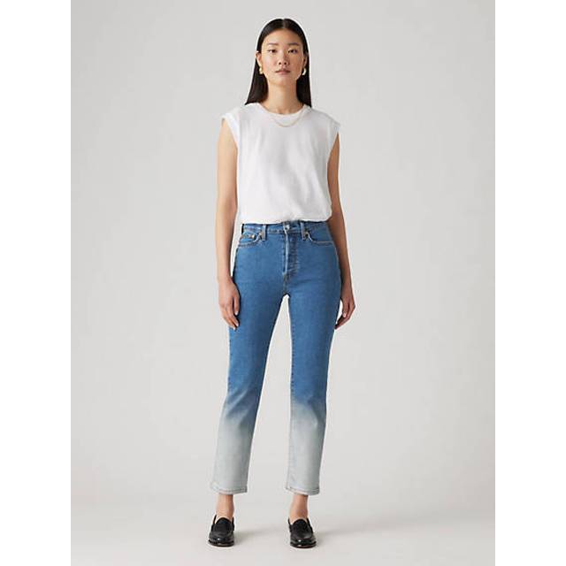 Wedgie raka jeans - Blå / My Moment - 26X26