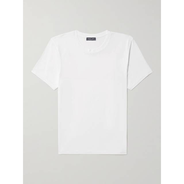 Frescobol Carioca - Lucio Cotton and Linen-Blend Jersey T-Shirt - Men - White - S