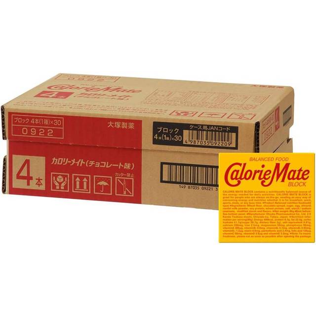 Otsuka Pharmaceutical Calorie Mate Block Chocolate 4 x 30 pieces