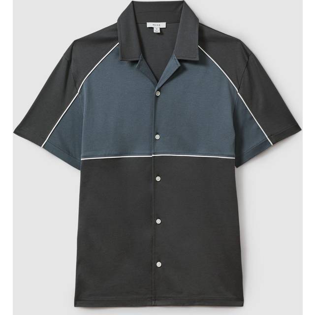 Gino Slim Fit Casual Shirt - BLUE MULTI - Beginning with men's tailoring in 1970's London, Reiss' design philosophy has endured for over five decades, maintaining the distinctive tailoring, sharp cuts, and contemporary prints it has become famous for to create investment pieces destined to stay in your wardrobe for seasons to come.
