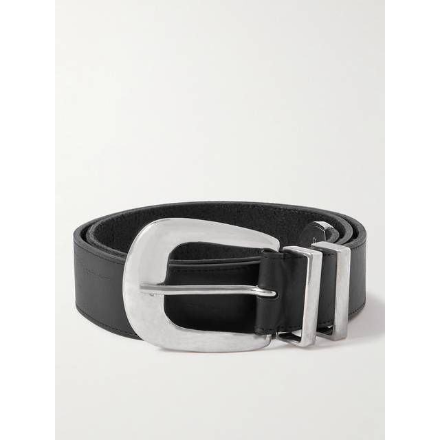 CELINE HOMME - 3.5cm Leather Belt - Men - Black - EU 100