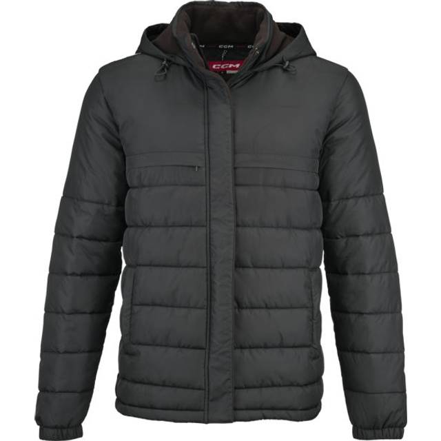 QUILTED JACKET AD, Black, Unisex, M