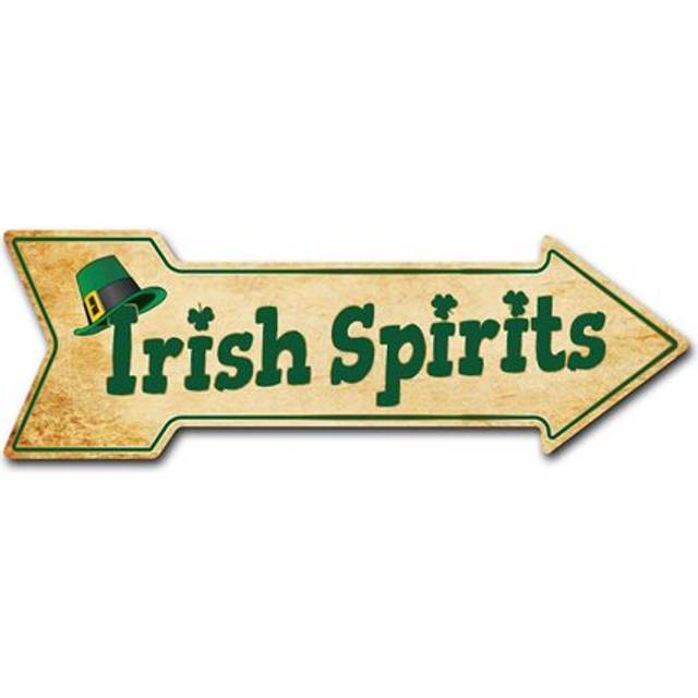 SignMission D-A-12-999796 12 x 36 in. Indoor & Outdoor Decor Direction Sticker Vinyl Wall Decals - Irish Spirits - 24 in.
