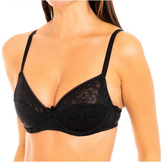 Dim Womens Feminine bra with underwire and lace cups D08G6 woman - Black - Size 34B