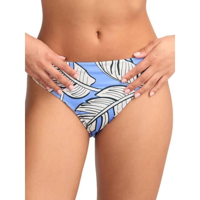 Blue Cornflower Mali Beach Brazilian Bikini Brief (L)