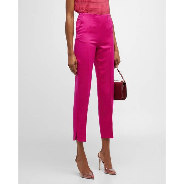 Wool Tuxedo Pants - SOLID MEDIUM PINK - 42 IT (6 US)