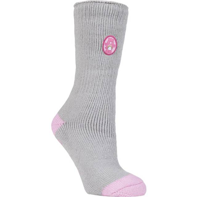 (4-8 UK, Care Bear) Heat Holders - Ladies Wonder Woman Novelty Thermal Slipper Socks