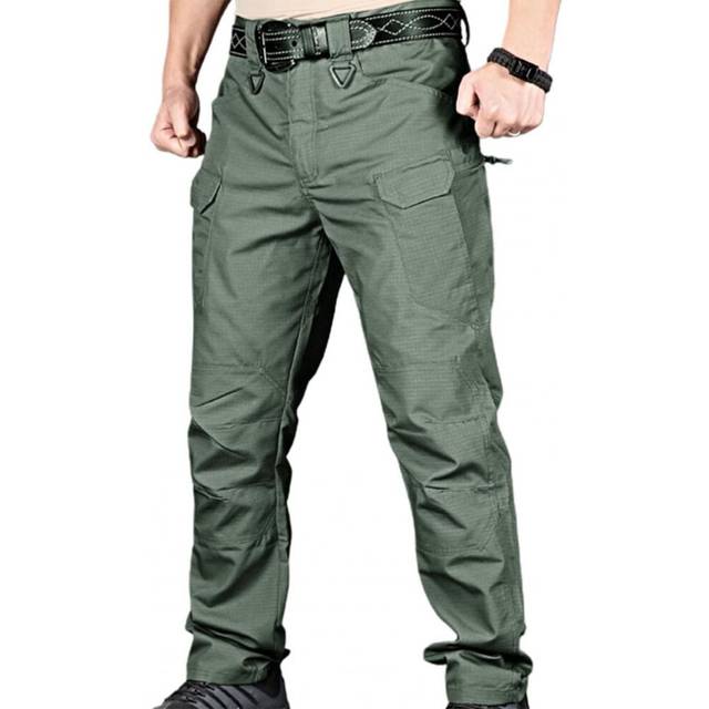 Men Pants Zipper Wear-resistant Water Resistant Outdoor Trousers Outdoor Pants Male Garment