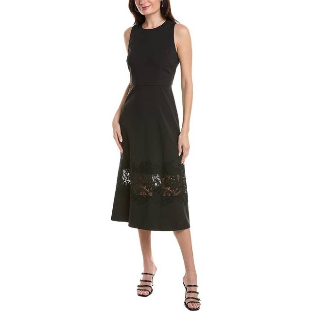 Anne Klein Fit And Flare Midi Dress