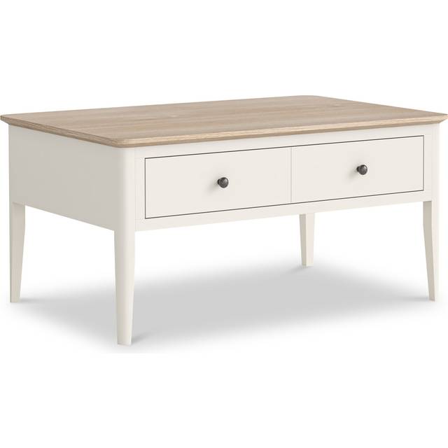 Penrose Mid Century Modern Coffee Table | Navy / Coconut White