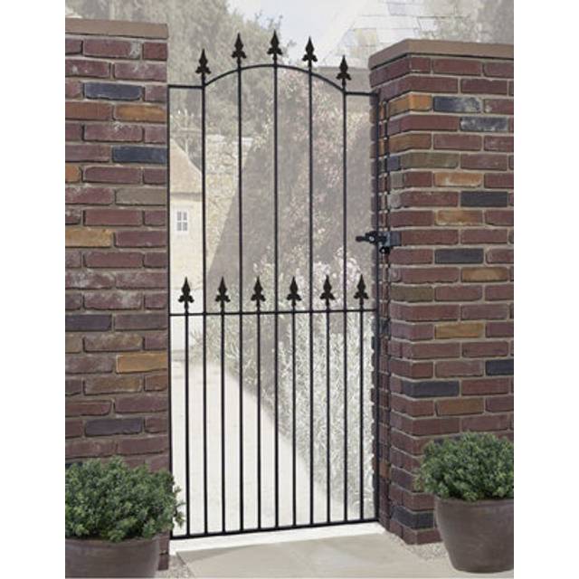 Balmoral Premium Range Spear Top Tall Single Gate - Solid Steel - Fits Gap of 1067 mm x 1905 mm High - Primed