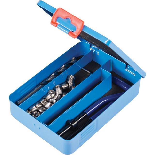 M8 x 1.25mm Helicoil Thread Repair Kit Sprung Insert Coil Twist Drill Bit Kit