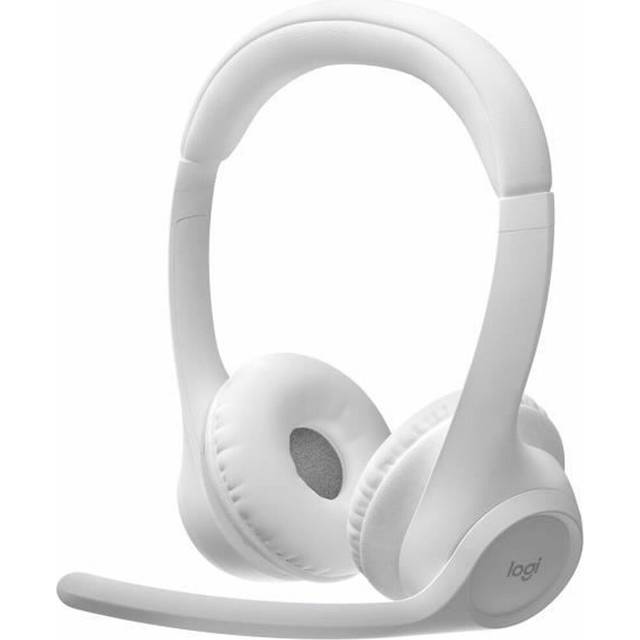 Logitech Zone 300 Wireless Headset with Dual Noise-Canceling Mics and Long-Lasting Battery (Black)