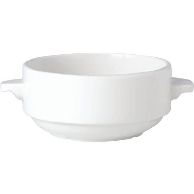 Steelite Monte Carlo White Soup Cup Lugged 28.5cl (1 x 36)