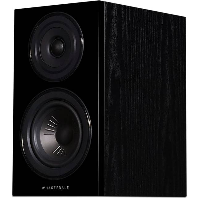 Wharfedale Diamond 12.1 Compact 2 way Standmount Bookshelf speaker (pair) Black Oak