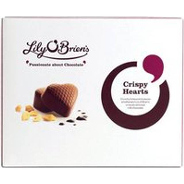 Lily O'Brien's Chocolate Honeycomb Crispy Hearts Box 137g
