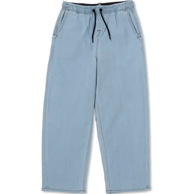 Men&#039;s Volcom Outer Spaced Elastic Waist Jeans - Allover Stone Light - (Kids)