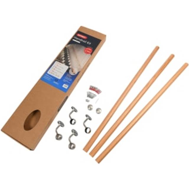 Rothley Oak Indoor Handrail Kit - 3 x 1.2m - Oak Wood