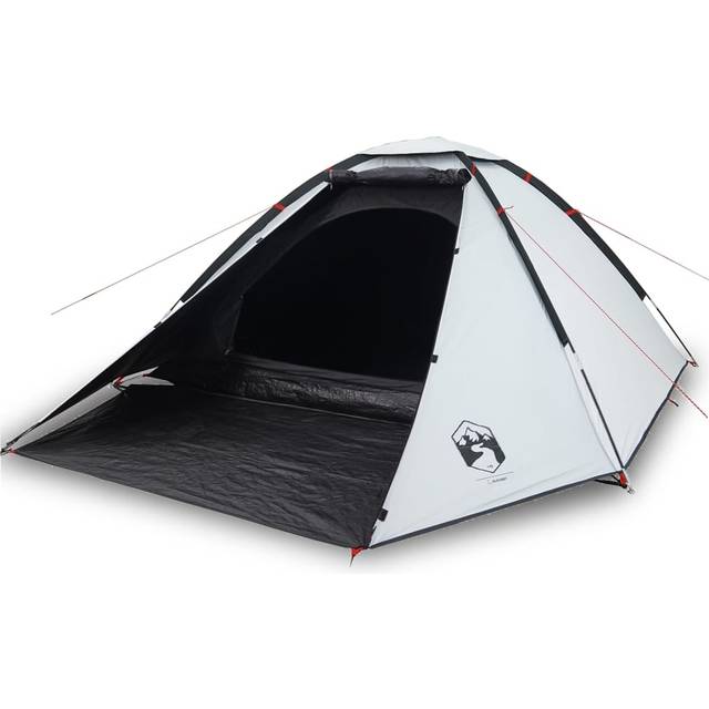 (green, 267 x 272 x 145 cm) vidaXL Camping Tent 4 Persons Portable Outdoor Hiking Dome Tent Waterproof