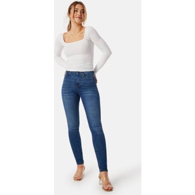 Happy Holly Amy Push Up Jeans Medium denim 38R