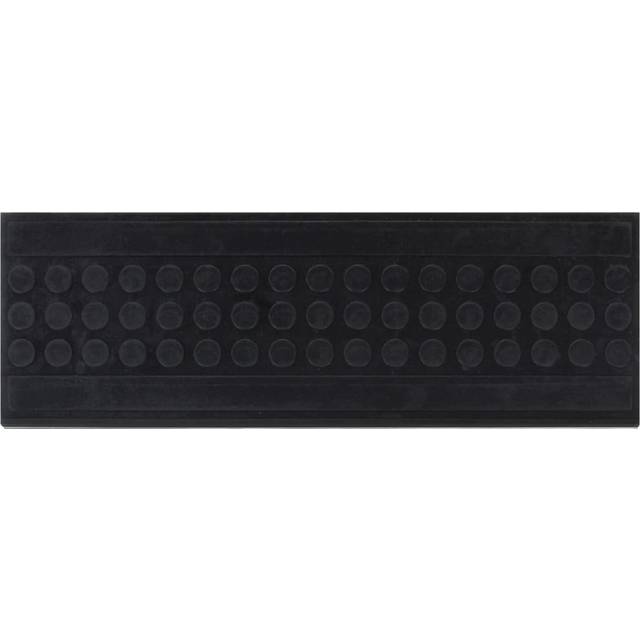 vidaXL Stair Treads 5 pcs 25x75 cm Rubber - Black