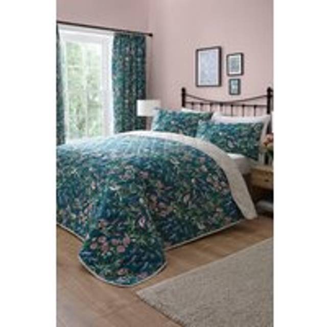 Dreams & Drapes Caraway 200cm x 230cm Bedspread Green