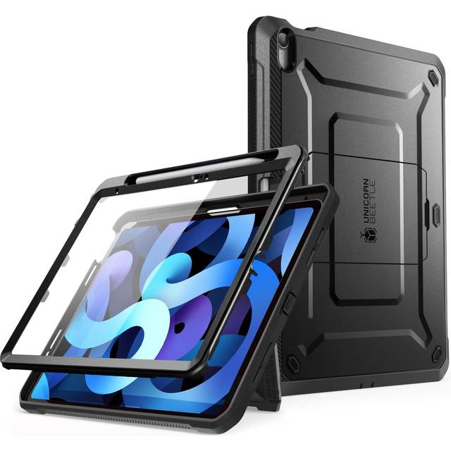 SUPCASE Fodral för iPad 11:e Generation Chip A16 11 tum 2025 / iPad 10:e Generation 10,9 tum 2022, Fodral med Skyddsfilm, [Integrerat Ställ och Pennhållare], Svart