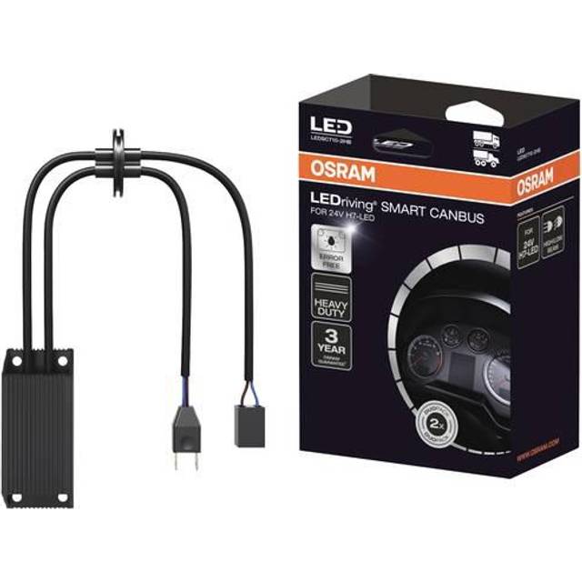 OSRAM LEDriving SMART CANBUS LEDSCT10-2HB, kringgår lampfelsdetekteringssystemet för LED-eftermonteringslampor; Tillbehör för 24V H7 LED-lampor
