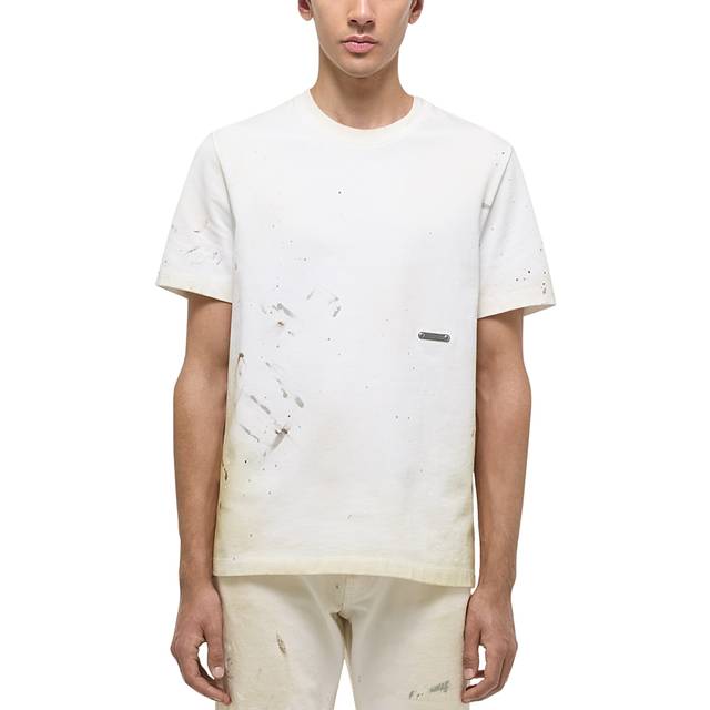Helmut Lang Off-White Painted T-Shirt - white - 100 - XXL