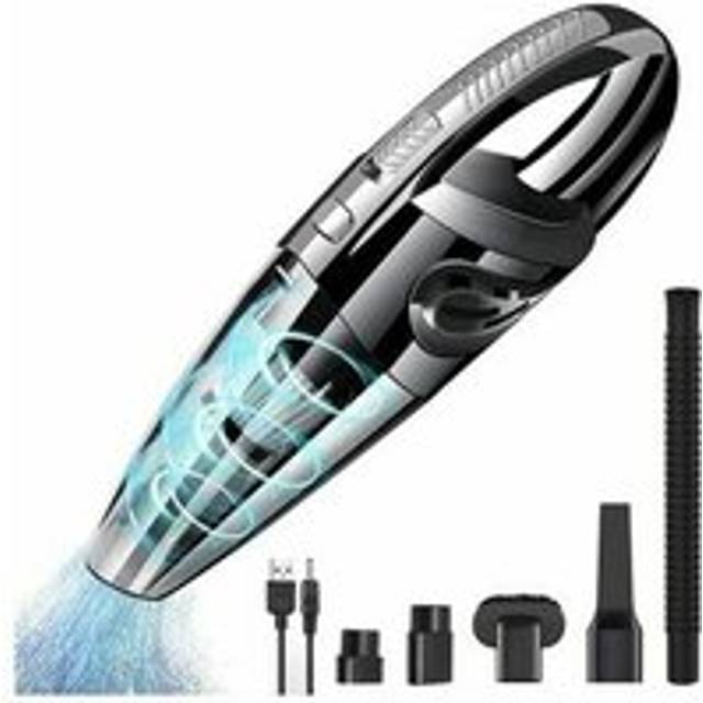Powerful Portable 120w 2200mah Cordless Handheld Vacuum Cleaner With Wet And Dry Function Washable Hepa Filter And 5 Rechargeables