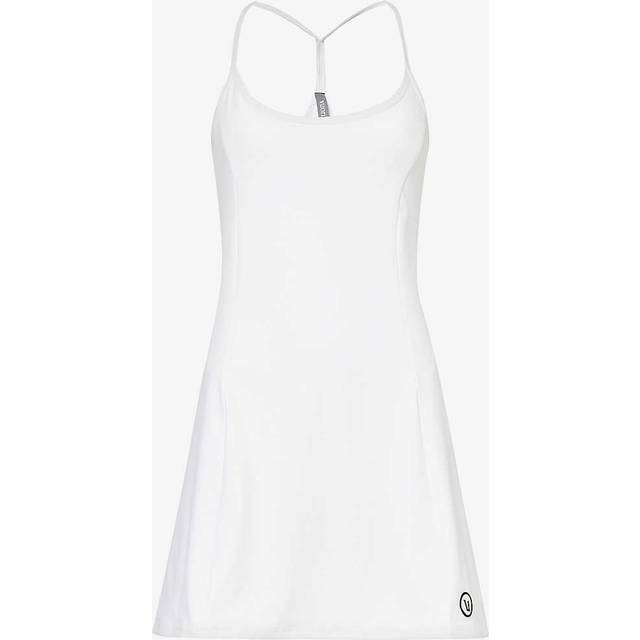 Vuori Womens White One Shot Scoop-neck Stretch-woven Mini Dress Xl - WHITE
