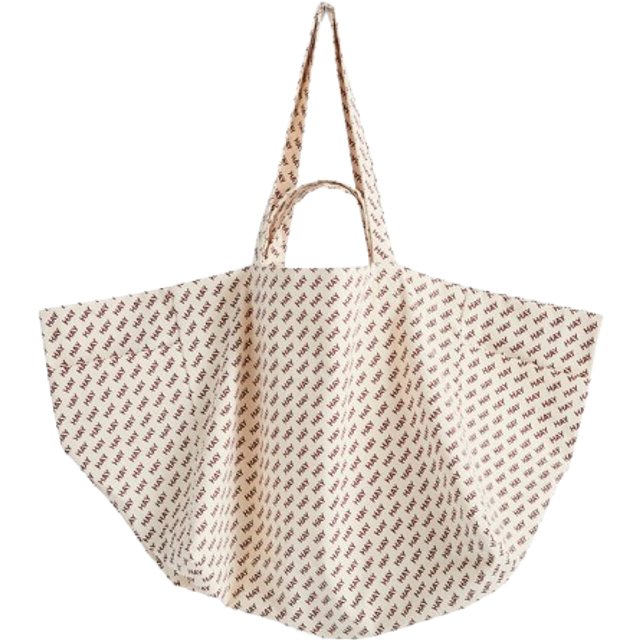HAY HAY Logo Weekend bag väska Burgundy - Vit