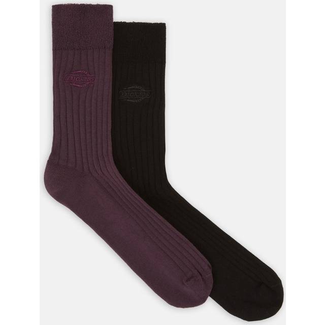 Dickies Rib Socks Unisex Plum Size L