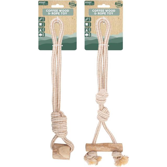 Coffee Wood Dog Chew Toy Rope Long Lasting Stick Puppies Single Toy