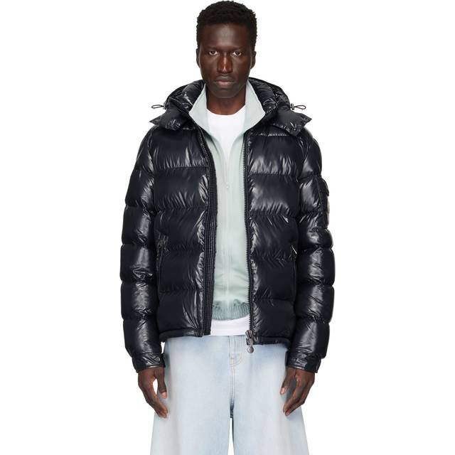 Moncler Navy Maya Short Down Jacket - 742 - NAVY BLUE - 7