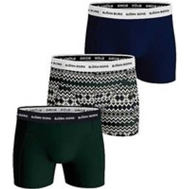 Bjorn Borg Mens Pack of 3 Essential Boxers - Multi
