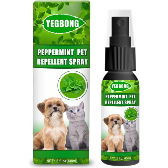 (60ml) Mint Pet Mite Removal Spray Pet Mite Removal Fungus Cat And Dog Spray